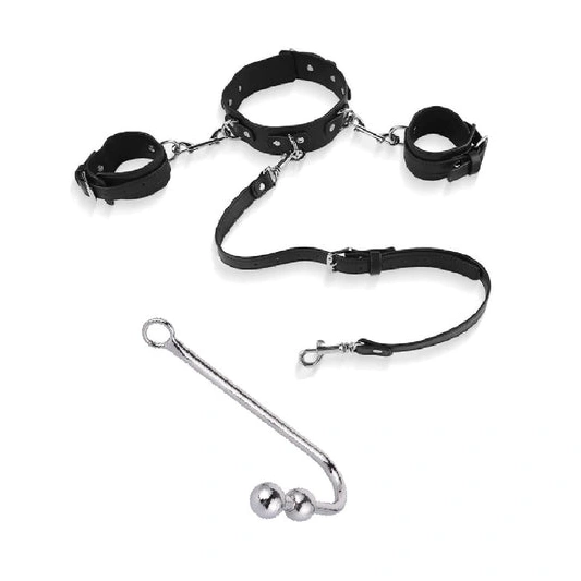 Anal Hooks Hook Collar and with Beaded Anal Elegant 5334 Cuffs 0930